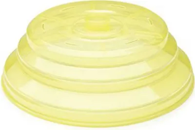 Zdjęcie produktu dla Ibili 798500 Osłona do kuchenki mikrofalowej, żółta  Żółta, rozmiar uniwersalny