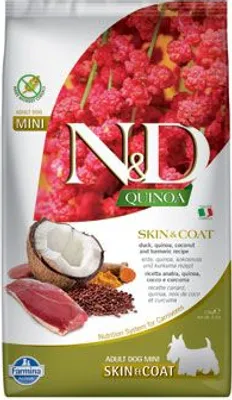 Produktbild von Farmina Pet Food N&D Quinoa, Adult, jede Rasse, Klein (5-10 kg), Kokosnuss, Ente, 2,5 kg