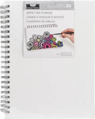 Immagine prodotto di Royal & Langnickel Canvas Covered Skicář 80 A4 110 g Bianco