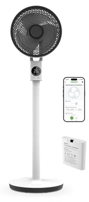 Produktbild von MeacoFan Sefte 10 Pedestal Pro - mit Akku