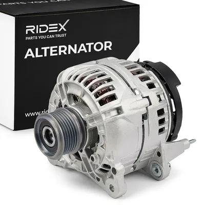 Produktbild von RIDEX 4G0004 Lichtmaschine Generator LiMa 140A 12V für VW GOLF VI (5K1) Golf V Schrägheck (1K1) Polo Schrägheck (6R1, 6C1) TOURAN (1T1, 1T2) für AUDI
