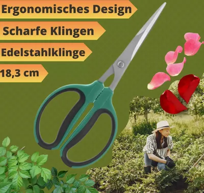 Produktbild von Herbgarden Gartenschere Spitze Bonsai Pflanzenschere Growbox