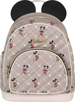 Produktbild von DISNEY Mickey Maus beiger Lederrucksack 29x22x11 cm
