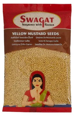 Image de Graines de moutarde jaune Swagat, 100 g – épice