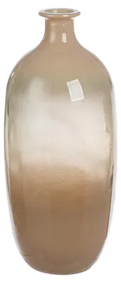Produktbild von Gilde Vase, Flasche, "Novelle", Glas, braun, VE 2, H. 38 cm, D. 16 cm