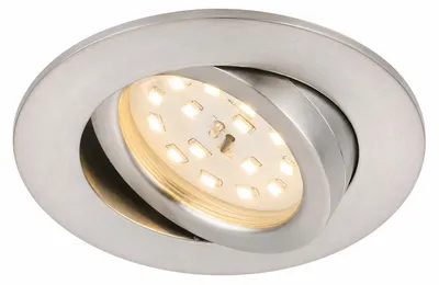 Produktbild von Briloner Ultra flacher LED Einbaustrahler Ø 68 mm – 5,5 W, dimmbar & schwenkbar, Aluminium, 230 V