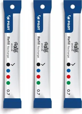 Produktbild von Pilot 3er-Set Großraum-Metall-Mine FriXion Zone 0.7 / M / Schwarz
