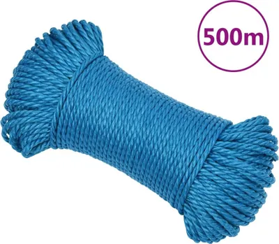 Image de Corde de travail Bleu 3 mm 500 m Polypropylène