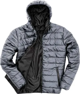 Image de Result Core - Veste matelassée pour homme BC5582 (S) (Gris givré/Noir)