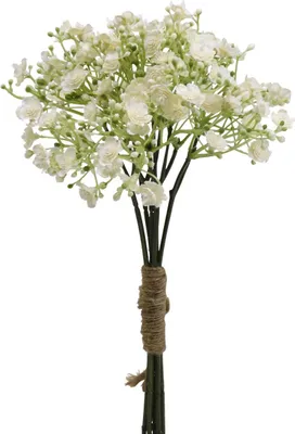 Produktbild von Dekoblumen Schleierkraut Kunstpflanzen für Hochzeit und Tischdeko, 6 Stück