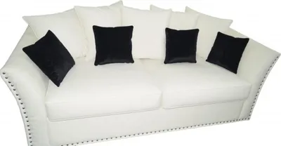 Produktbild von Klassische Design Couch Polster Sofa Dreisititzer Stoff Couchen Sofas 3 Sitzer