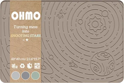 Imagen del producto de Alfombrilla de silicona para perros y gatos, impermeable, antideslizante, de 60 x 40 cm, libre de BPA