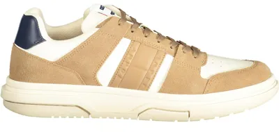 Produktbild von Bequemer Herrensportschuh in Beige mit kontrastierenden Details
