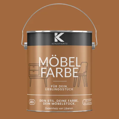 Produktbild von Kenzopaints 750ml Möbelfarbe Möbellack - Zedernholz von Libanon