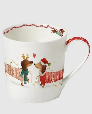 Produktbild von Kaffeebecher Dackelliebe, Tasse Kaffee, Teetasse, Dackel, Hund