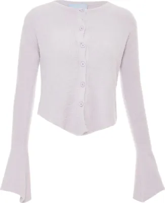 Produktbild von POOMI damen strickjacke - lavendel, XL/XXL