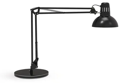 Büroleuchte LED 7 W 900 lm 3000 K Warmweiß verstellbar schwarz