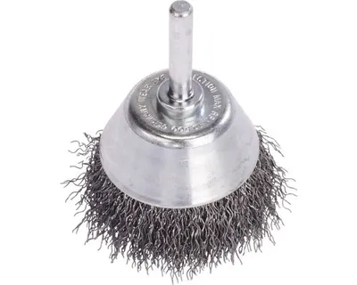 Produktbild von Flächenbürste Lessmann Ø 75 mm Stahldraht, Dicke Stahldraht 0,25mm