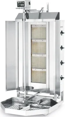 Zdjęcie produktu dla Grill gazowy do kebaba HENDI Profi Line, Profi Line, 13kW, 735x745x(H)1110mm
