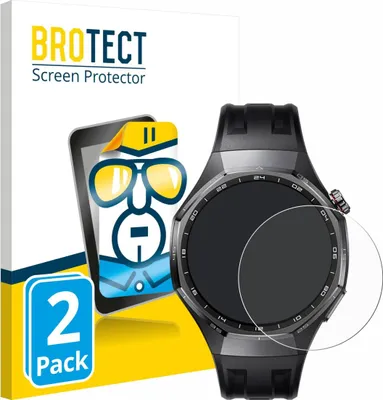 Produktbild von 2x Für Huawei Watch GT 6 / 6 Pro (46 mm) Schutzfolie BROTECT Displayschutz Display Schutz Folie Klar Transparent
