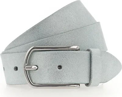 Immagine prodotto di Vanzetti Pelle cintura Glitter Radiance 35mm Metallic Belt W105 Pastel Blue / Silver Metallic celeste