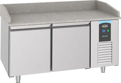 Zdjęcie produktu dla Lada chłodnicza do pizzy Combisteel z granitowym blatem i 2 drzwiami
