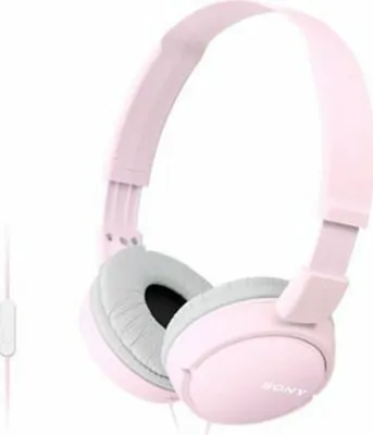 Obrázek produktu pro Sony MDR-ZX110AP, Kabel, 12 - 22000 Hz, Hovory/hudba, 120 g, Sluchátka s mikrofonem, Růžová