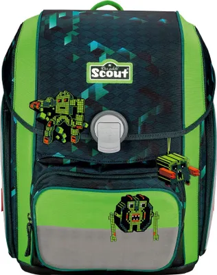 Produktbild von SCOUT Genius Schulranzen Set 4 tlg. Cubes