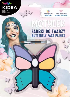 Immagine prodotto di Colori per il viso "Farfalla" 8 colori Kidea