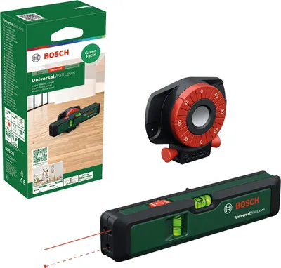 Produktbild von Universal-Wandlaser & Wasserwaage – Bosch 3-in-1, Linie- & Punktlaser bis 20 m