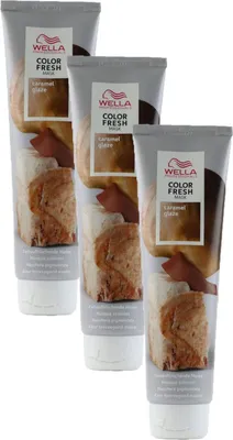 Produktbild von Wella Color Fresh Mask 3 x 150 ml Tönungsmaske Farbmaske Caramel Glaze Set
