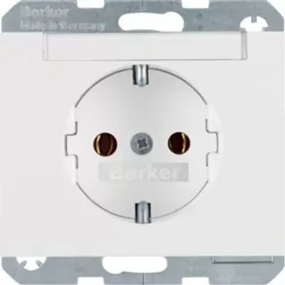 Zdjęcie produktu dla Berker 47397009, Typu F, Biały, Termoplastyczny, IP20, 250 V, 16 A