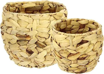 Produktbild von Pflanzenset aus Kunstblumen Pflanztopf Pflanzgefäß Blumen Pflanzen Pflanzgefäß Pflanzkorb dekorativer Pflanztopf geflochtener dekorativer Pflanztopf Vase Blumenkörbe Kunstblumen Pflanzenset aus 2 Stücken