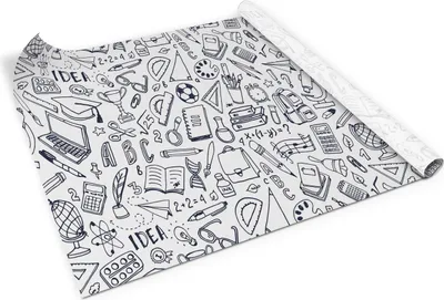 Produktbild von Schulsachen– Möbelfolie selbstklebend – PVC Klebefolie für Möbel – Küche – Schränke – Möbelrenovierungsfolie – Möbeldekorfolie – 100x50 cm