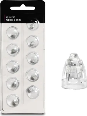 Produktbild von EWANTO miniFit 10er Blister 5 mm Open wie Oticon Dome Kup...