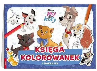 Zdjęcie produktu dla Disney Psy & Koty. Księga kolorowanek - Opracowanie Zbiorowe