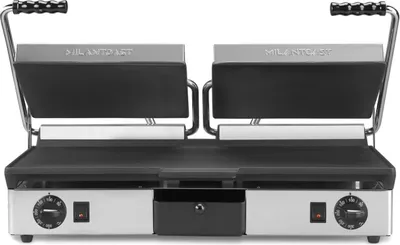 Image de MILANTOAST-Doppelte glatte Gusseisenplatte 220-240 V 50/60 Hz 3.5 kW