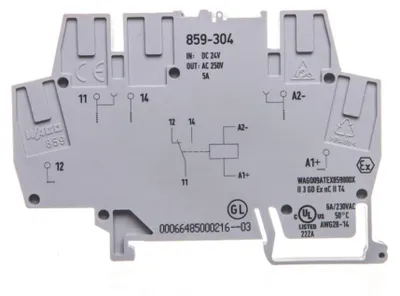 Productafbeelding van WAGO GmbH & Co. KG, relaisklem 859-304