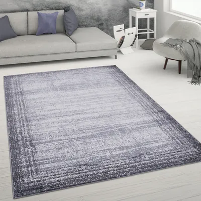 Produktbild von Teppich Wohnzimmer Kurzflor Abstrakter Used-Look Vintage Stil Modern Grösse 160x220 cm