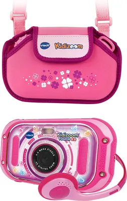 Zdjęcie produktu dla VTech KidiZoom Touch 5.0 Pink, Aparat cyfrowy dla dzieci, 4 lat(a), 360 g, Różowy