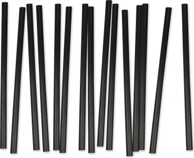 Produktbild von nature Trinkhalme "Caipi" schwarz, 150 x 8 mm, 4500 Stück (1 Karton)