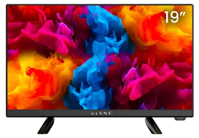 Produktbild von Kiano Slim TV 19 Zoll HD DLED Fernseher mit DVB-T2/S2/C Triple Tuner, 12V, HDMI, USB, PVR, CI+ und Kfz-Ladegerät für Camping und Wohnmobil
