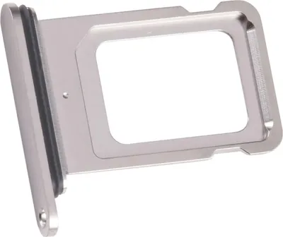 Produktbild von SIM-Kartenhalter für Apple iPhone 15 Pro, 15 Pro Max (A3102, A3106), Weiss