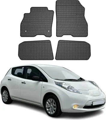 Image de Tapis de Sol pour Nissan Leaf 2010-2017 Caoutchouc Noir