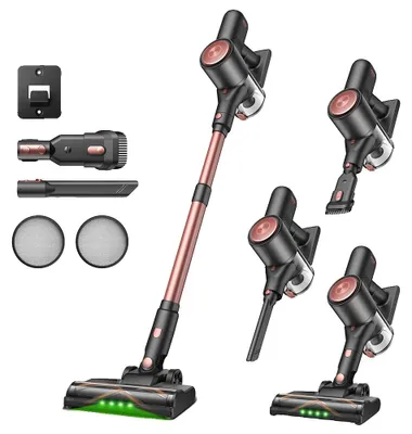 Obrázok produktu pre Bezdrôtový tyčový vysávač, sací výkon 45 000 Pa, odnímateľná batéria, Vactidy V10 Pro