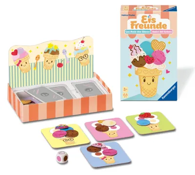 Produktbild von Ravensburger EIS-Freunde, Merk- und Sammelspiel für Kinder ab 3 Jahren, 2-4 Spieler
