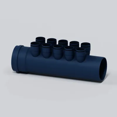 Obrázek produktu pro Poloplast Lüftungsverteiler kompakt POLO-KWL DN 200/10x75, 1 Stk.