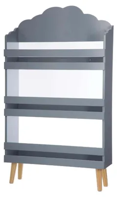 Produktbild von Well Home Kinderregal mit 3 Ablagen in grau
