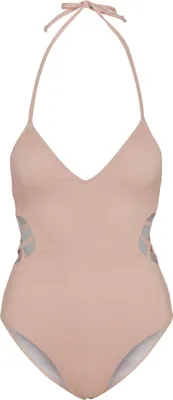 Obrázek produktu pro Dámské jednodílné plavky Urban Classics Ladies Rib Swimsuit rose - M