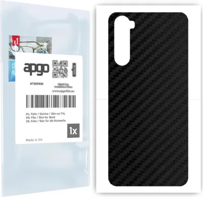 Produktbild von apgo Rückseite Schutzfolie für OnePlus Nord -  Hinten Schutzfolie Carbon, Rückseite Folie schützt vor Kratzern und Fingerabdrücken